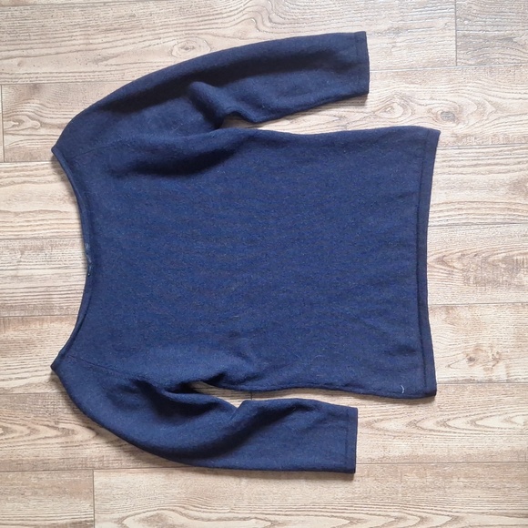 3/4 Sleeve Merino Wool Sweater - Picture 3 of 5